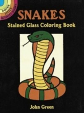 Snakes Stained Glass Colouring Book Snakes Stained Glass Colouring Book