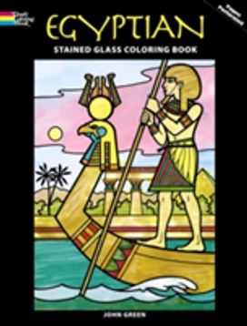 Egyptian Stained Glass Coloring Book Egyptian Stained Glass Coloring Book