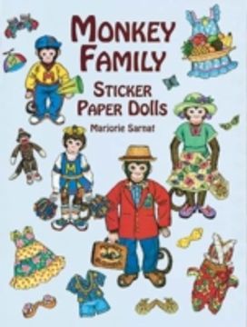 Monkey Family Sticker Paper Dolls Monkey Family Sticker Paper Dolls