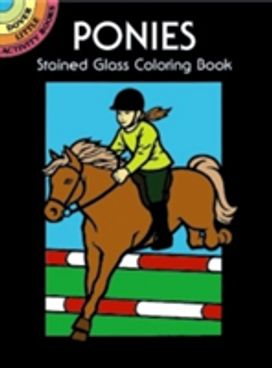 Ponies Stained Glass Coloring Book Ponies Stained Glass Coloring Book