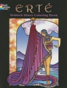 Erte Stained Glass Coloring Book