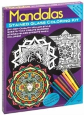 Mandalas Stained Glass Coloring Kit Mandalas Stained Glass Coloring Kit