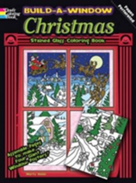 Build a Window Stained Glass Coloring Book Christmas Build a Window Stained Glass Coloring Book Christmas