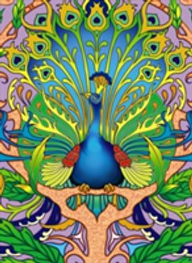 Art Nouveau Peacock Notebook Art Nouveau Peacock Notebook