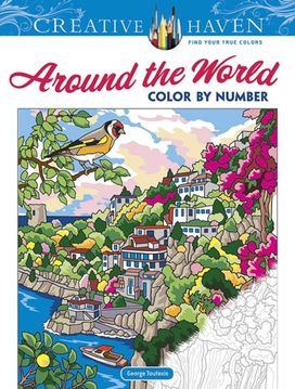 Creative Haven Around the World Color by Number Creative Haven Around the World Color by Number
