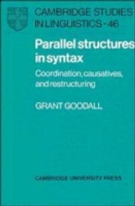 Parallel Structures in Syntax Parallel Structures in Syntax