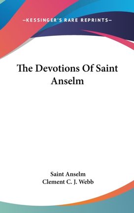 The Devotions of Saint Anselm