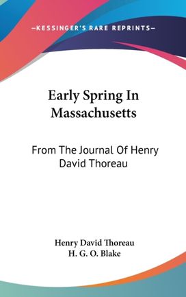 Early Spring in Massachusetts: from the