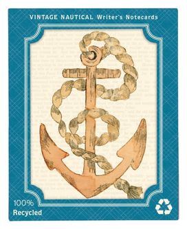 Vintage Nautical Eco Writer's Notecards Vintage Nautical Eco Writer's Notecards