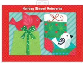 Bird & Stocking Shaped Notecards
