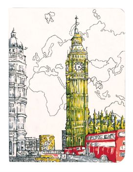 London Big Ben Handmade Journal London Big Ben Handmade Journal