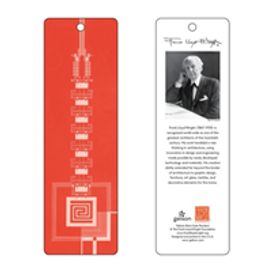 Frank Lloyd Wright Taliesin West Gate Bookmark (Red)