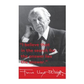 Frank Lloyd Wright Portrait Magnet