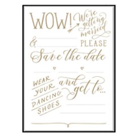 Cheree Berry Love Lettering Save the Date Notecards