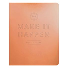 Make it Happen Copper Deluxe Pocket Undated Planner