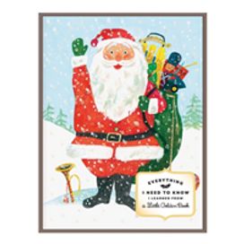 Everything I Need to Know I Learned from a Little Golden Book Santa Large Embellished Notecards Everything I Need to Know I Learned from a Little Golden Book Santa Large Embellished Notecards