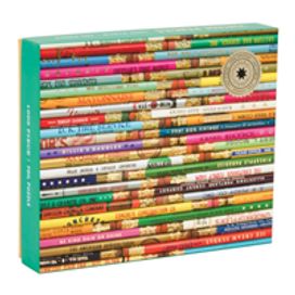 Phat Dog Vintage Pencils 1000 Piece Foil Stamped Puzzle