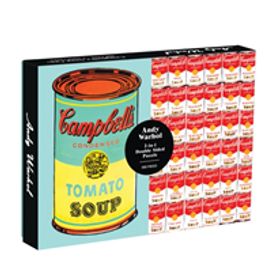 Andy Warhol Soup can 2-Sided 500 Piece Puzzle