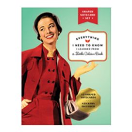 Everything I Need to Know I Learned from a Golden Book Shaped Portfolio Notecards Everything I Need to Know I Learned from a Golden Book Shaped Portfolio Notecards