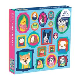 Pet Portraits 500 Piece Puzzle Pet Portraits 500 Piece Puzzle