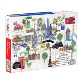 London Map 1000 Piece Puzzle London Map 1000 Piece Puzzle