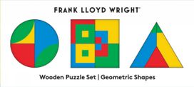 Frank Lloyd Wright Geometric Shapes Wooden Tray Puzzle Frank Lloyd Wright Geometric Shapes Wooden Tray Puzzle
