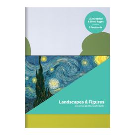 Moma Landscapes & Figures Journal with Postcard Set
