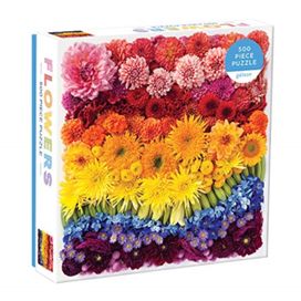 Rainbow Summer Flowers 500 Piece Puzzle Rainbow Summer Flowers 500 Piece Puzzle