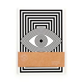 Now House by Jonathan Adler Wink A5 Notebook