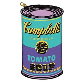 Andy Warhol Soup can Shaped Pouch