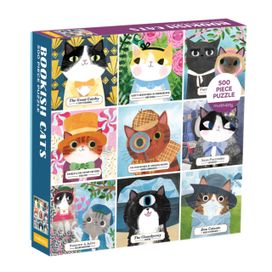 Bookish Cats 500 Piece Family Puzzle Bookish Cats 500 Piece Family Puzzle