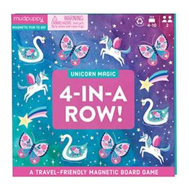 Unicorn Magic 4-In-A-Row Magnetic Board Game Unicorn Magic 4-In-A-Row Magnetic Board Game