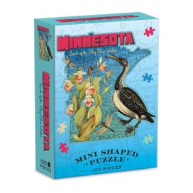 Wendy Gold Minnesota Mini Shaped Puzzle Wendy Gold Minnesota Mini Shaped Puzzle