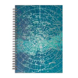 Constellation Grid 7 X 10" Wire-O Journal