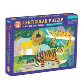 Cats Big and Small 75 Piece Lenticular Puzzle Cats Big and Small 75 Piece Lenticular Puzzle