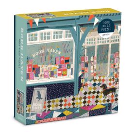 Book Haven 1000 Piece Puzzle in Square Box Book Haven 1000 Piece Puzzle in Square Box