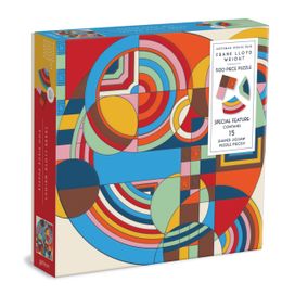 Frank Lloyd Wright Hoffman House Rug 500 Piece Puzzle with Shaped Pieces Frank Lloyd Wright Hoffman House Rug 500 Piece Puzzle with Shaped Pieces