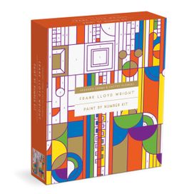 Frank Lloyd Wright Saguaro Cactus and Forms Paint by Number Kit Frank Lloyd Wright Saguaro Cactus and Forms Paint by Number Kit