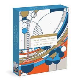 Frank Lloyd Wright March Balloons Paint by Number Kit Frank Lloyd Wright March Balloons Paint by Number Kit