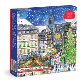 Michael Storrings Christmas in France 500 Piece Puzzle Michael Storrings Christmas in France 500 Piece Puzzle