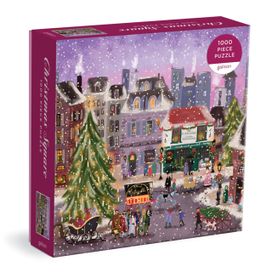 Joy Laforme Christmas Square 1000 Piece Puzzle in Square Box Joy Laforme Christmas Square 1000 Piece Puzzle in Square Box