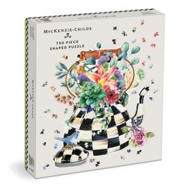 Mackenzie-Childs Blooming Kettle 750 Piece Shaped Puzzle