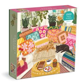 Serenity Meow 1000 Piece Puzzle in a Square Box Serenity Meow 1000 Piece Puzzle in a Square Box