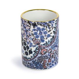 Liberty Tanjore Gardens Porcelain Pen Pot Liberty Tanjore Gardens Porcelain Pen Pot