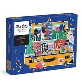 City That Never Sleeps 750 Piece Shaped Puzzle City That Never Sleeps 750 Piece Shaped Puzzle