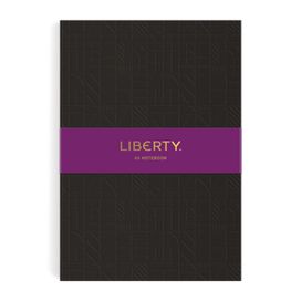 Liberty Black Tudor A5 Embossed Journal