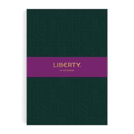 Liberty Dark Green Tudor A5 Embossed Journal