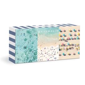 Gray Malin the Beachside 3-In-1 Puzzle Set