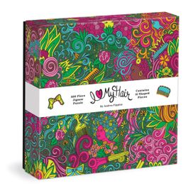 Andrea Pippins I Love My Hair 500 Piece Puzzle with Shaped Pieces Andrea Pippins I Love My Hair 500 Piece Puzzle with Shaped Pieces