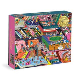 Novel Neighborhood 1000 Piece Foil Puzzle Novel Neighborhood 1000 Piece Foil Puzzle